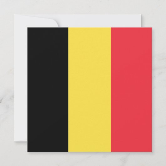 Belgische Flagge (Belgien) Karte (Vorderseite)