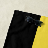 Belgische Flagge / Belgien mit Monogramm / Strandt Strandtuch (Beispiel)