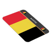 Belgische Flagge / Belgische Landesreise / Belgien Magnet (Rechte Seite)