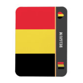 Belgische Flagge / Belgische Landesreise / Belgien Magnet (Vertikal)
