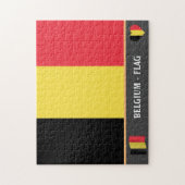 Belgische Flagge / Belgisches Land / Belgien Puzzle (Vertikal)