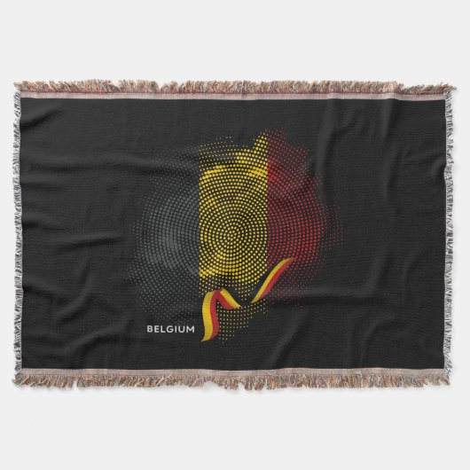 Belgische Flagge Decke (Vorderseite)
