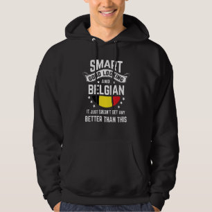 Belgische Flagge Einheimischer Stolz Belgien Belg Hoodie