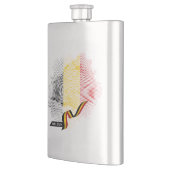 Belgische Flagge Flachmann (Links)