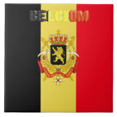 Belgische Flagge Fliese (Vorderseite)