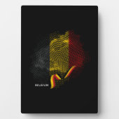 Belgische Flagge Fotoplatte (Vorderseite)