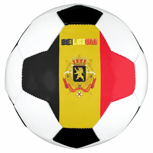 belgische Flagge Fußball (Vorderseite)