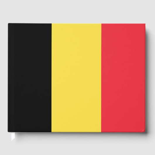 belgische Flagge Gästebuch (Vorderseite)