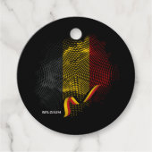 Belgische Flagge Geschenkanhänger (Vorderseite)