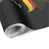 Belgische Flagge Geschenkpapier (Rolleneckpunkt)