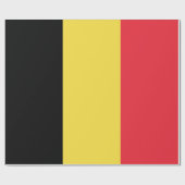 belgische Flagge Geschenkpapier (Flach)