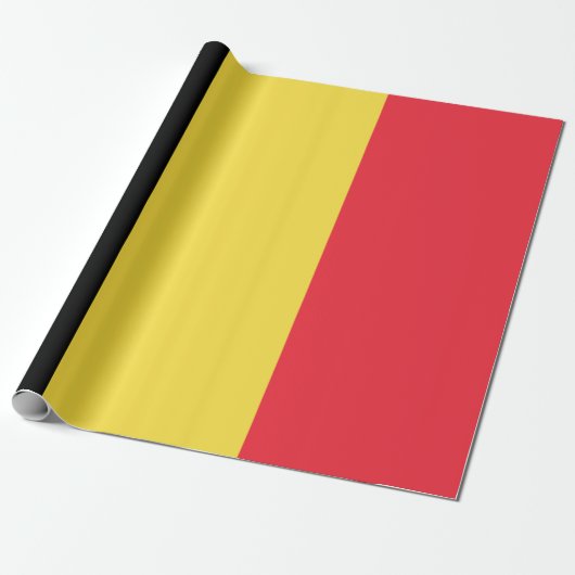 belgische Flagge Geschenkpapier (Ungerollt)