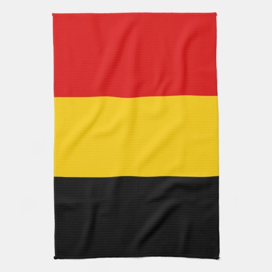 Belgische Flagge Geschirrtuch (Vertikal)