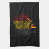 Belgische Flagge Geschirrtuch (Vertikal)