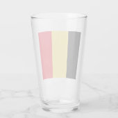 belgische Flagge Glas (Rückseite)