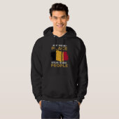 Belgische Flagge Hoodie (Vorne ganz)