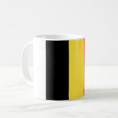 belgische Flagge Kaffeetasse (Vorderseite Links)