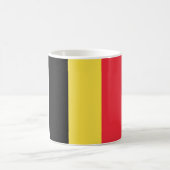 belgische Flagge Kaffeetasse (Mittel)