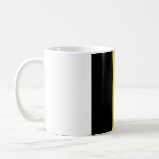 belgische Flagge Kaffeetasse (Links)
