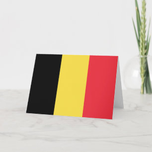 belgische Flagge Karte