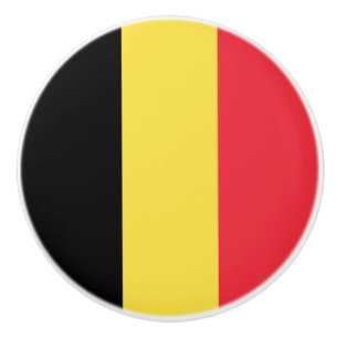 belgische Flagge Keramikknauf