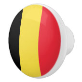 belgische Flagge Keramikknauf (Rechts)