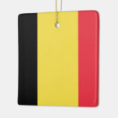 belgische Flagge Keramikornament (Links)