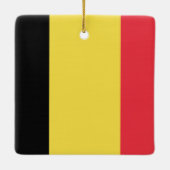 belgische Flagge Keramikornament (Rückseite)