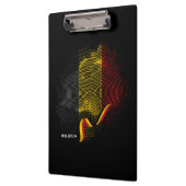 Belgische Flagge Klemmbrett (Links)
