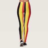 belgische Flagge Leggings (Rückseite)