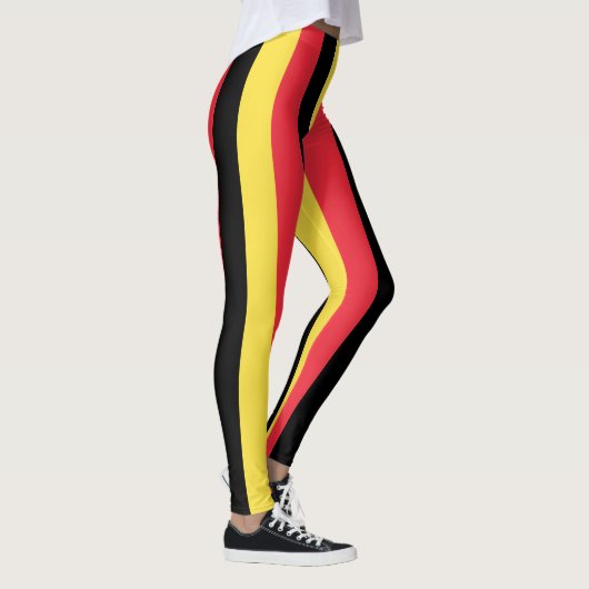 belgische Flagge Leggings (Rechts)