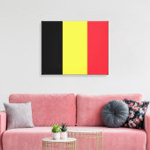 belgische Flagge Leinwanddruck (Insitu (Wohnzimmer))