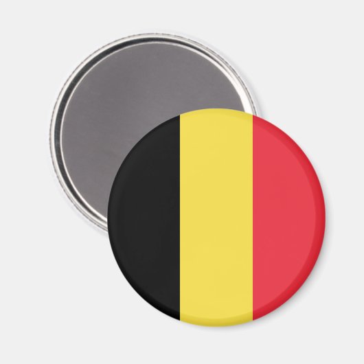 belgische Flagge Magnet (Vorderseite/Rückseite)