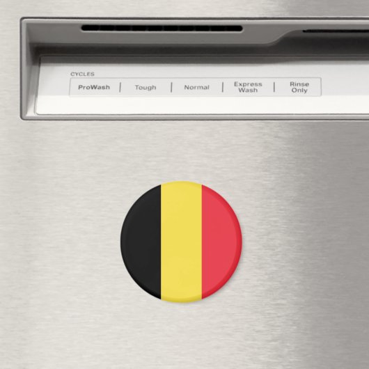 belgische Flagge Magnet (In Situ (Geschirrspüler))