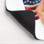 Belgische Flagge Malinois Mousepad (Ecke)