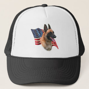 Belgische Flagge Malinois Truckerkappe