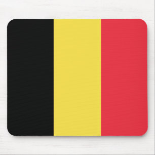 Belgische Flagge Mousepad