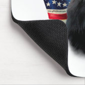 Belgische Flagge Mousepad (Ecke)