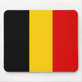 Belgische Flagge Mousepad (Vorne)