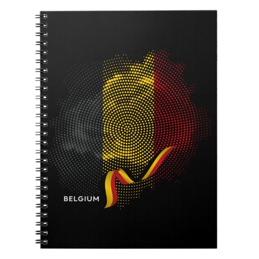 Belgische Flagge Notizblock (Vorderseite)