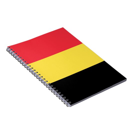 belgische Flagge Notizblock (Rechte Seite)