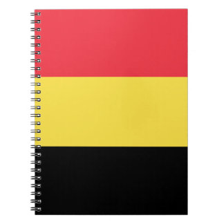 belgische Flagge Notizblock