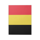 belgische Flagge Notizblock (Rotiert)