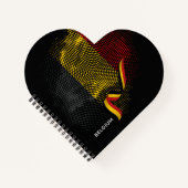 Belgische Flagge Notizblock (Vorderseite)