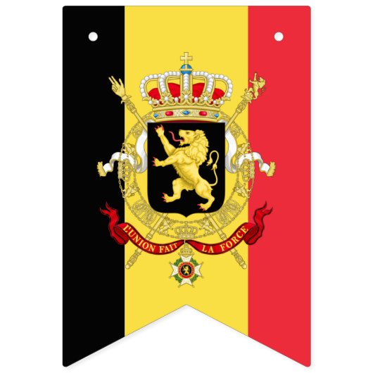 Belgische Flagge & Party Belgien Banner / Hochzeit (Zweite Fahne)