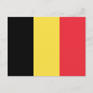 belgische Flagge Postkarte