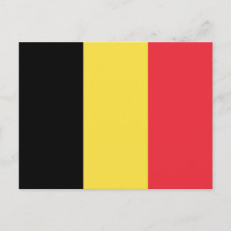 belgische Flagge Postkarte