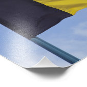 belgische Flagge (RF) Fotodruck (Ecke)