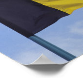 belgische Flagge (RF) Poster (Ecke)