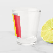 belgische Flagge Schnapsglas (Rechts)